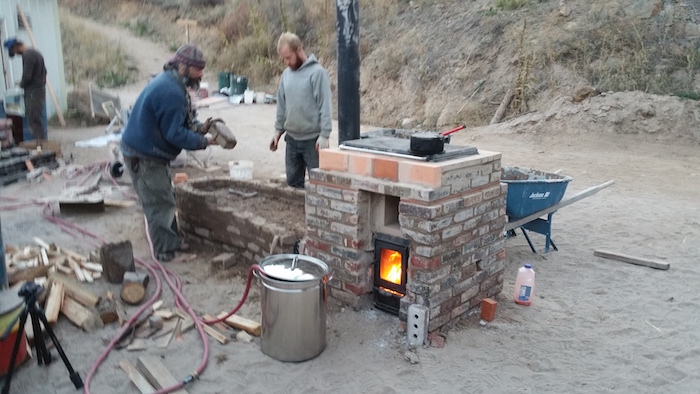 rocket kiln permaculture bootcamp