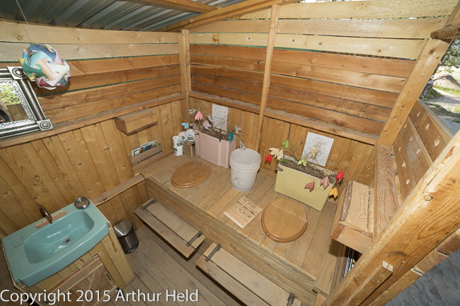 composting toilet outhouse at wheaton labs permaculture bootcamp