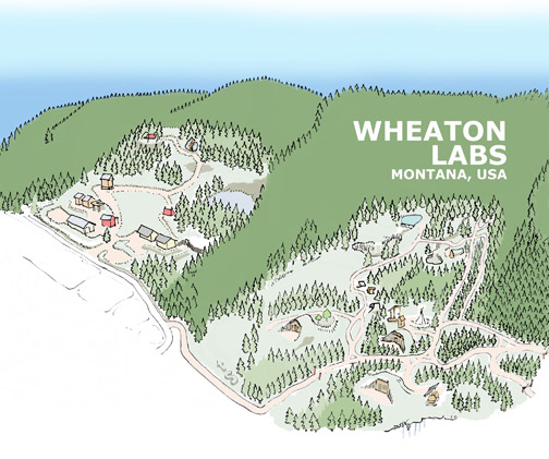 map of wheaton labs